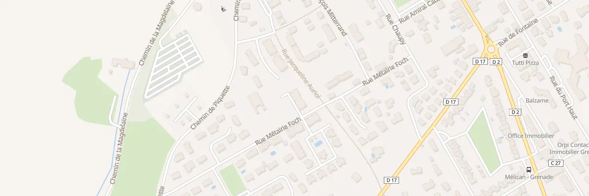 Plan du 10 Rue Métairie Foch à Grenade