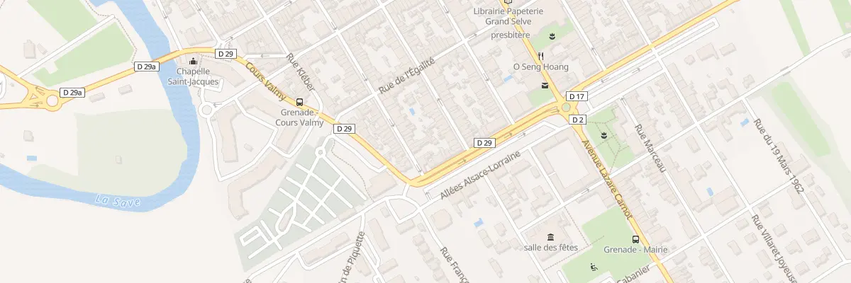 Plan du 4 Rue Hoche à Grenade