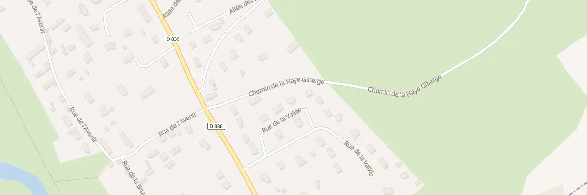 Plan du 18 Rue de la Vallee à Autheuil-Authouillet