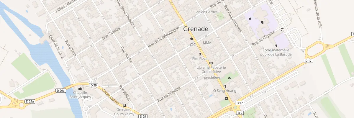Plan du 37A Rue Pérignon à Grenade