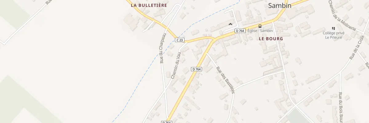 Plan du 14 Rue du Bourg Neuf à Sambin
