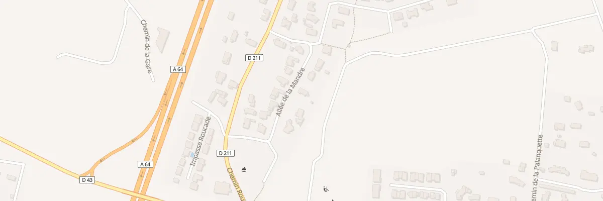 Plan du 6 All de la Mandre au Fauga