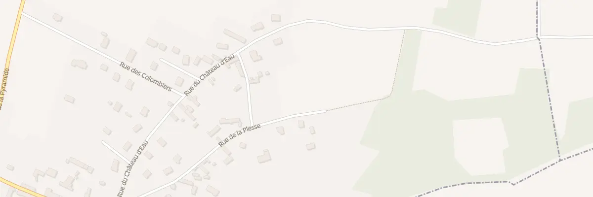 Plan du 13 Rue de la Plesse à Louvilliers-en-Drouais