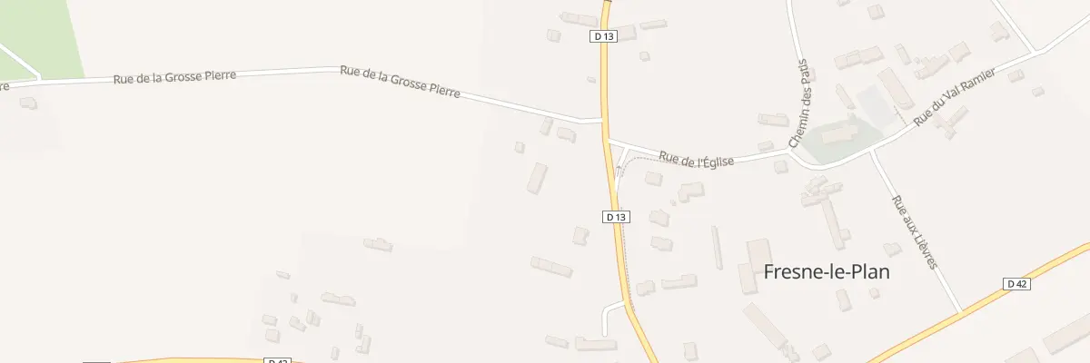 Plan du 209 Rte de Martainville à Fresne-le-Plan