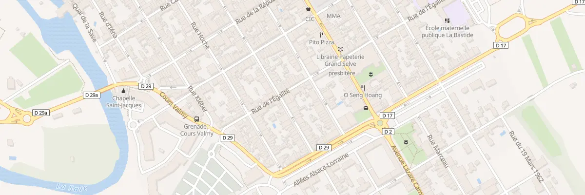 Plan du 6B Rue de l’Egalité à Grenade