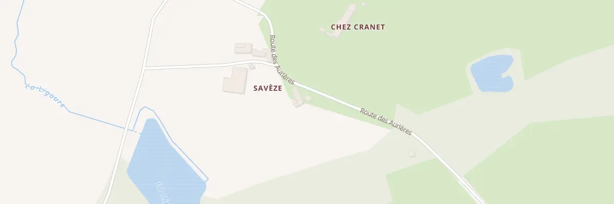 Plan du 5000 La Gotterie à Saint-Priest-Ligoure