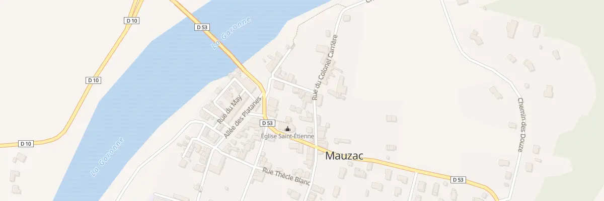 Plan du 5 Rue Pasteur à Mauzac