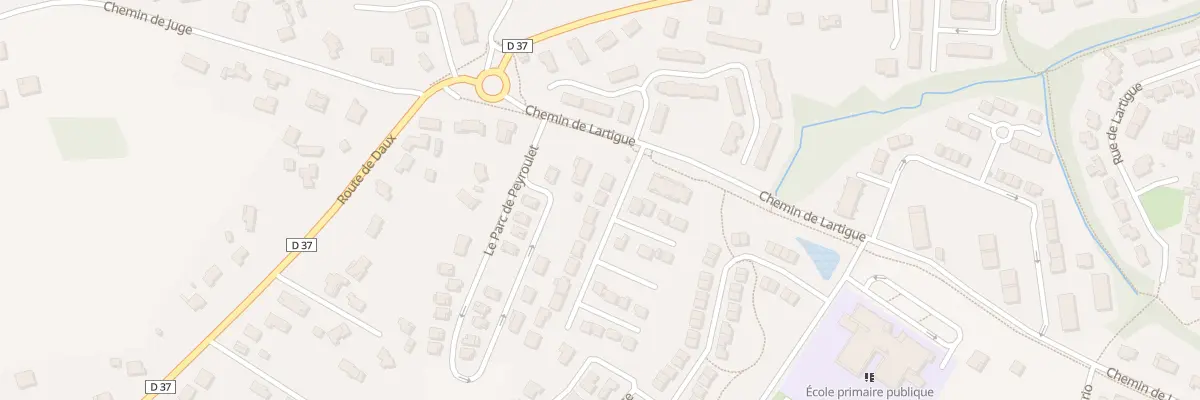 Plan du 3 Imp du Parc de Lartigue à Merville
