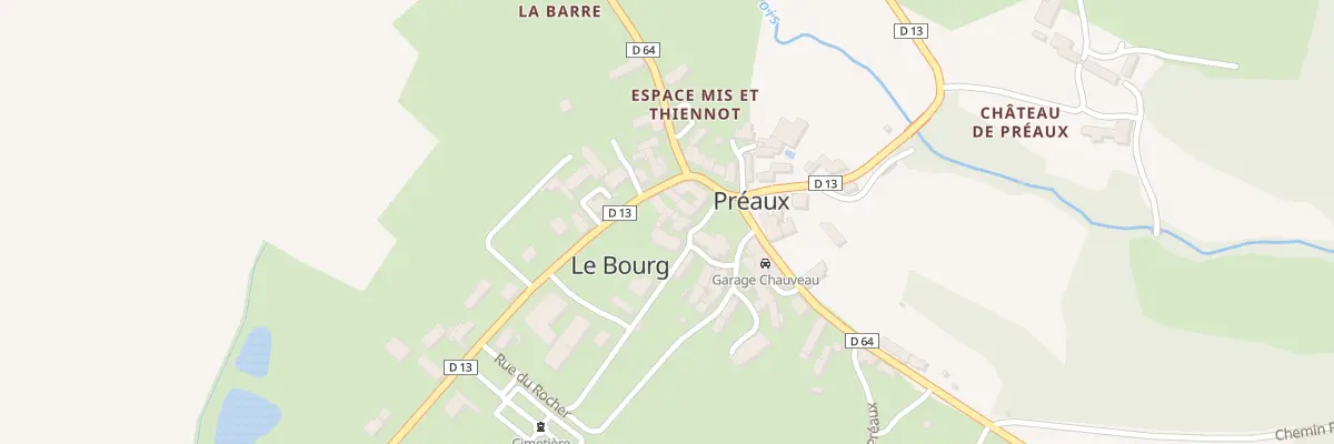 Plan du 4 Rue de l’Eglise à Préaux