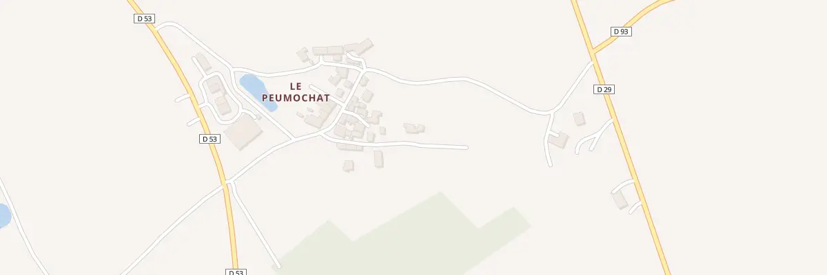 Plan du 5211 Le Peumochat à Chaillac