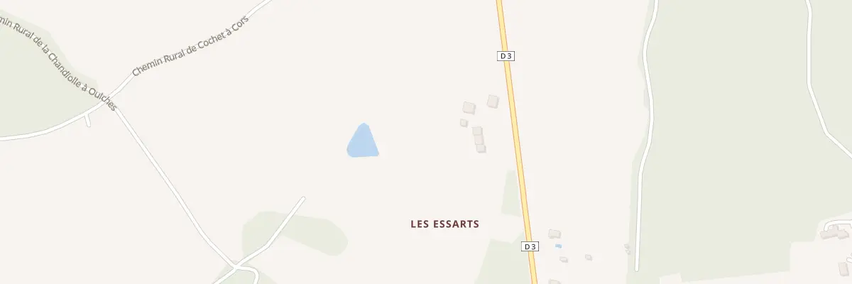 Plan du 5386 Les Essarts à Oulches