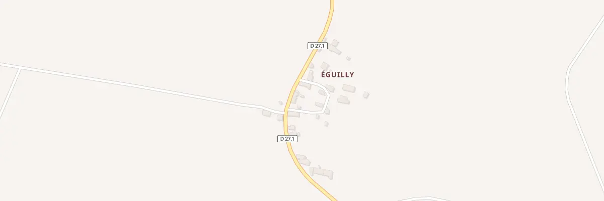 Plan du 23 Eguilly A Dangeau à Dangeau
