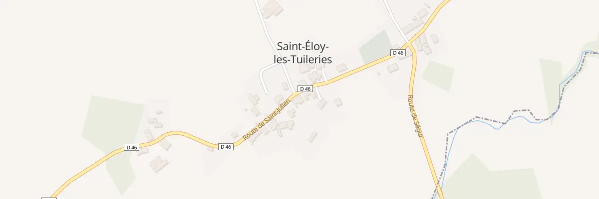 Plan du 16 Rte de Saint-julien à Saint-Éloy-les-Tuileries