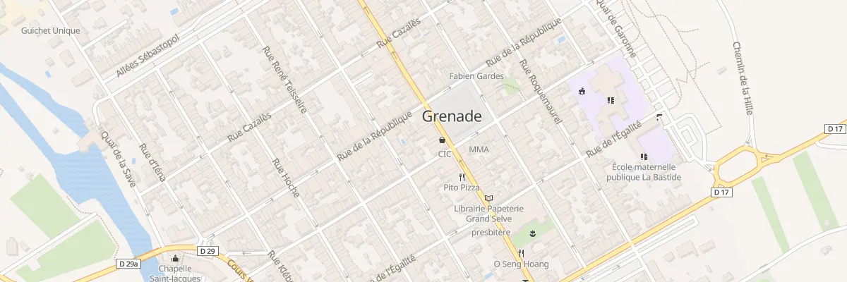 Plan du 41 Rue Gambetta à Grenade