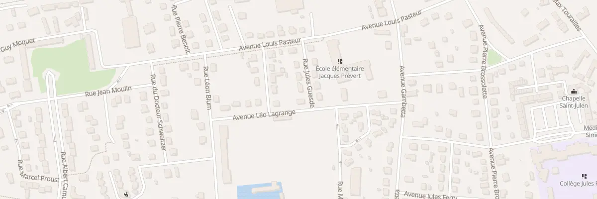 Plan du 6B Av Léo Lagrange à Terrasson-Lavilledieu