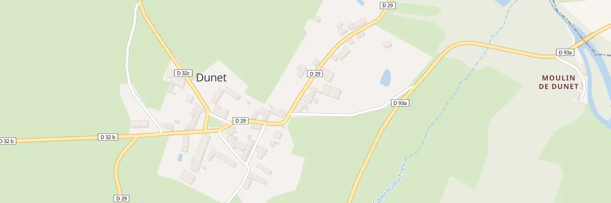 Plan du 5026 Le Bourg à Dunet