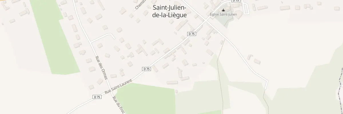 Plan du 31 Rue Saint-laurent à Saint-Julien-de-la-Liègue