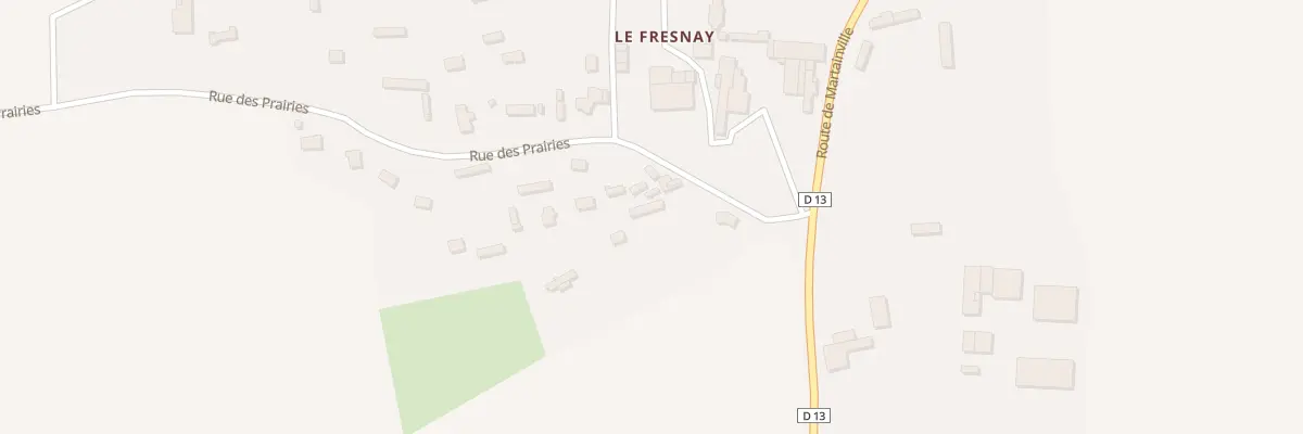 Plan du 74 Rue des Prairies à Fresne-le-Plan