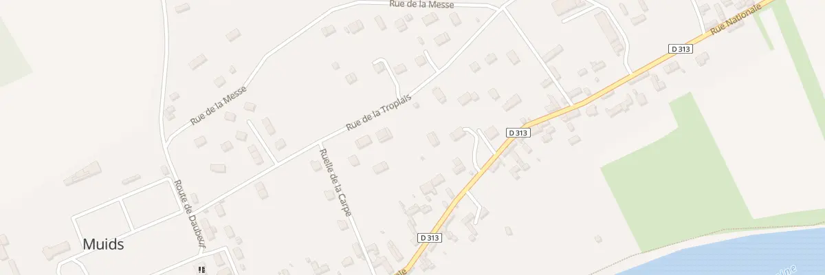 Plan du 43 Rue Nationale à Muids