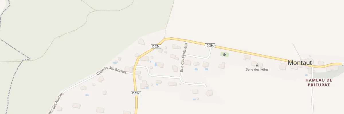 Plan du 5001 Le Village à Montaut