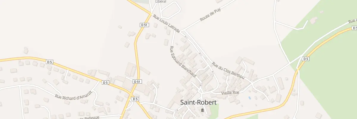 Plan du 100 Rue Edouard Blanchard à Saint-Robert