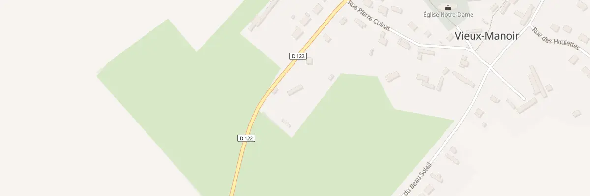 Plan du 123 Rte de Saint Aubin à Vieux-Manoir