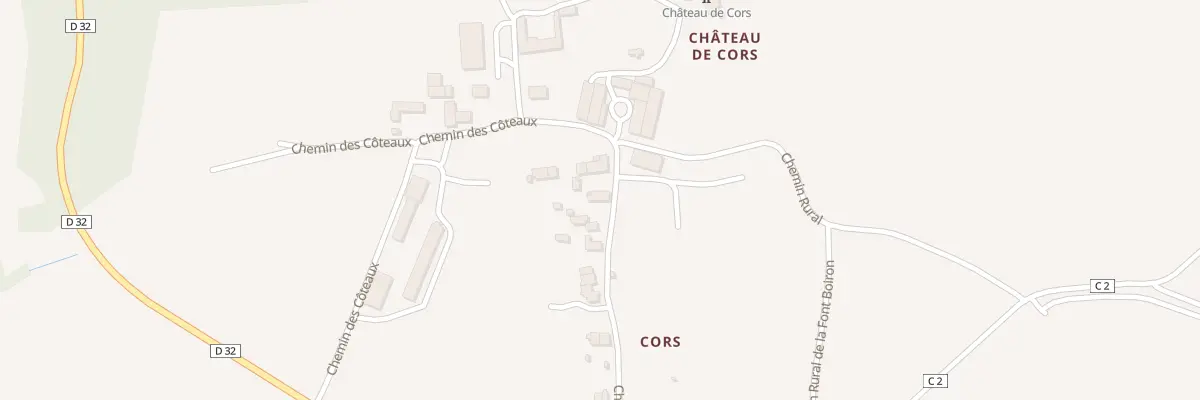 Plan du 28 Che du Village à Oulches