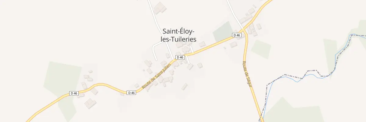 Plan du 5009 Le Bourg à Saint-Éloy-les-Tuileries