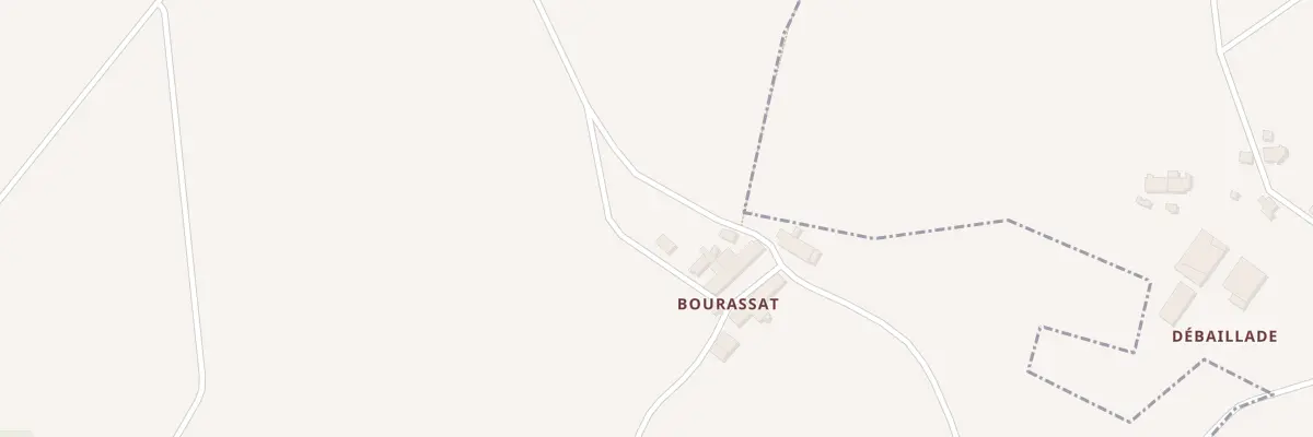 Plan du 2 Le Bourassat à Dompierre-les-Églises