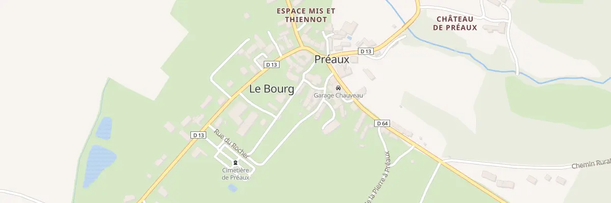 Plan du 5038 Le Bourg à Préaux