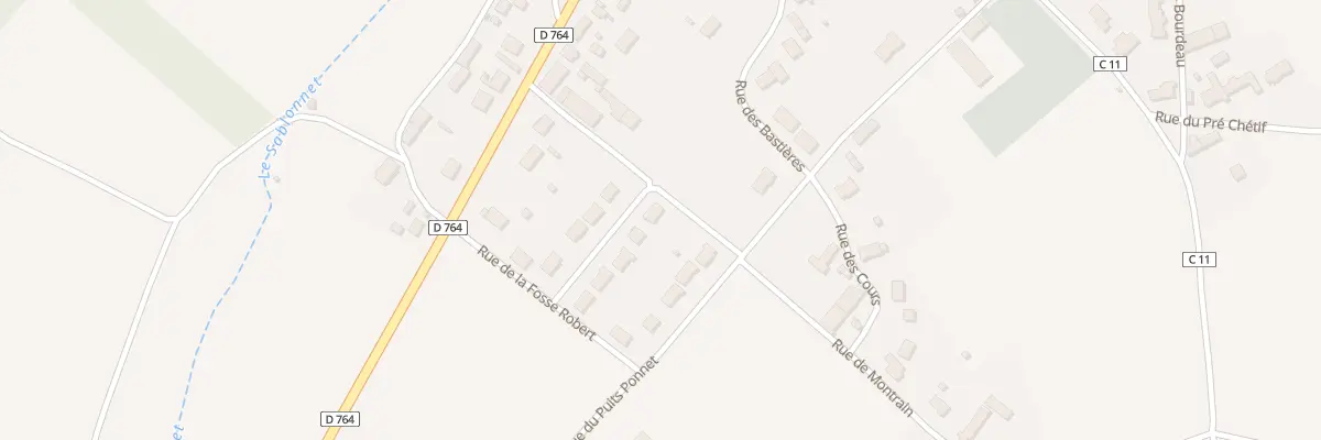 Plan du 10 Rue Marie Jousselin à Sambin
