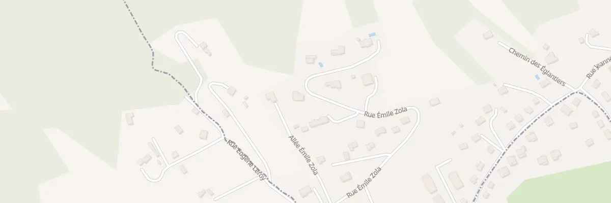 Plan du 25 Rue Emile Zola à Cublac