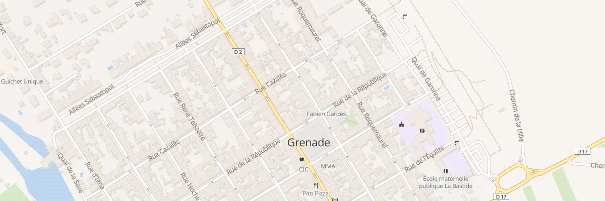 Plan du 27 Rue Victor Hugo à Grenade