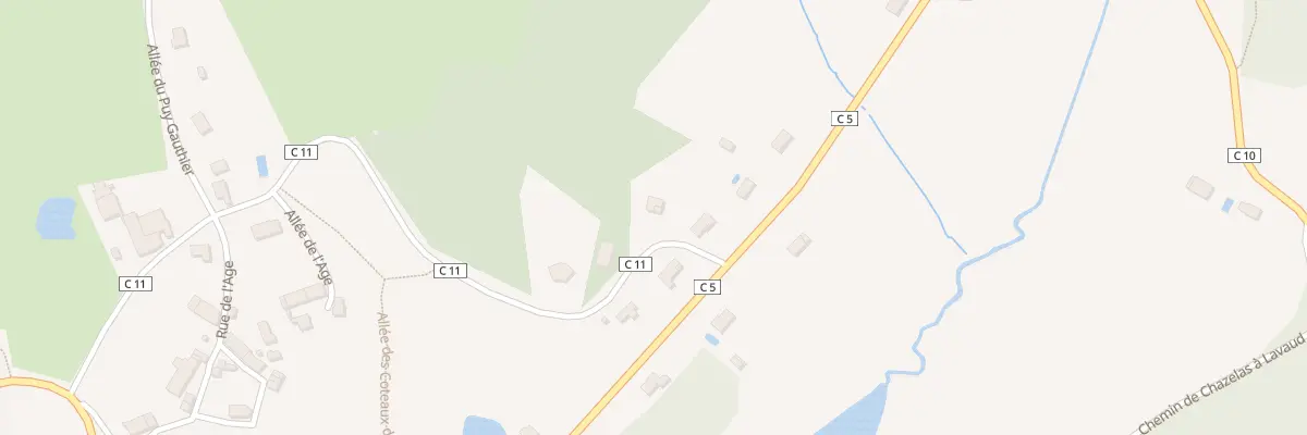 Plan du 23 Rue du Puy Gauthier à Bonnac-la-Côte