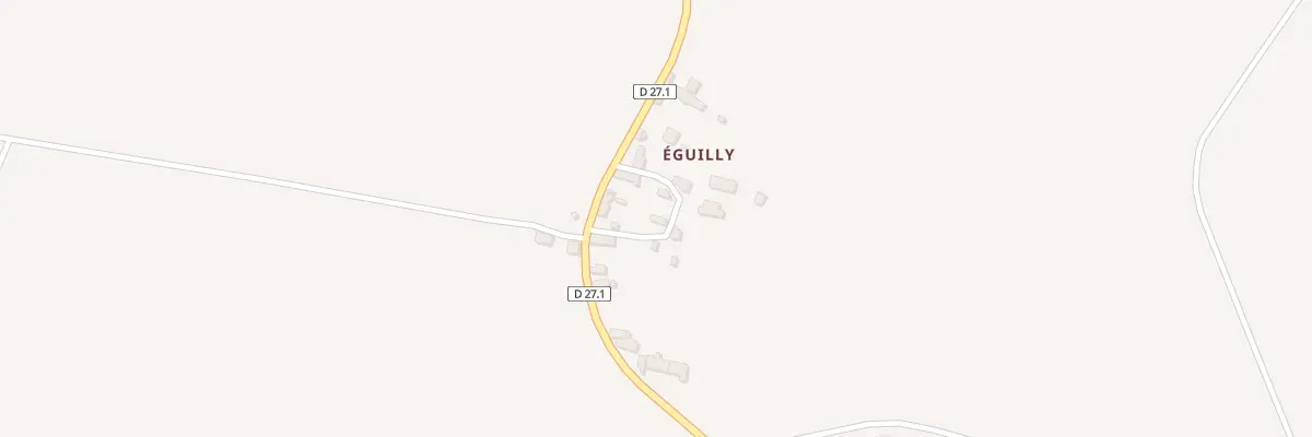 Plan du 21 Eguilly A Dangeau à Dangeau