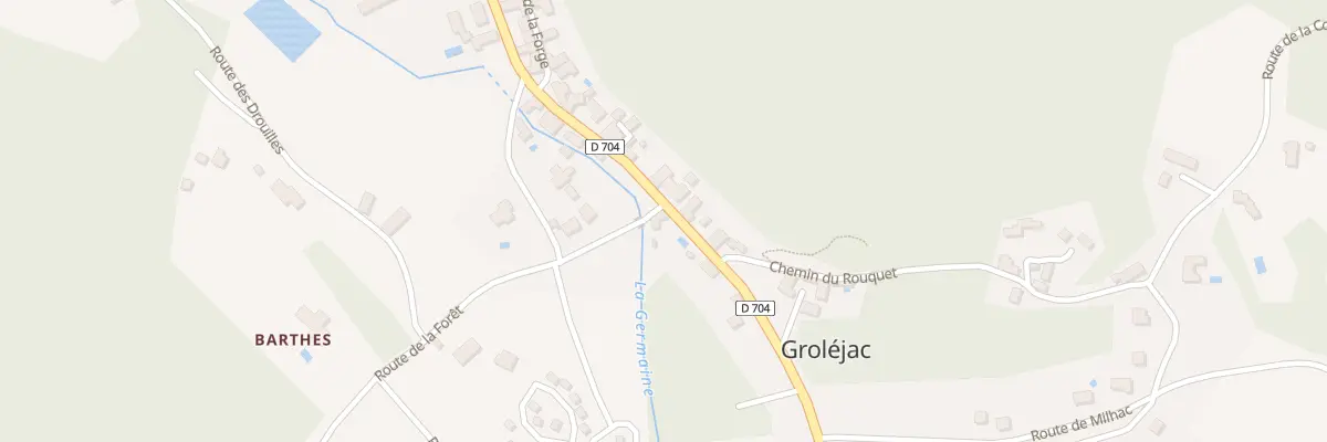 Plan du 72 Le Bourg à Groléjac