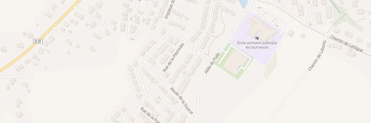 Plan du 8 Rue Les Jardins de la Peyrouse à Merville