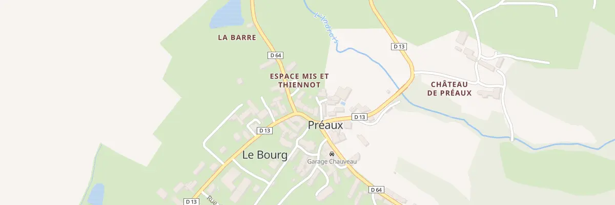 Plan du 3 Pl de l’Eglise à Préaux