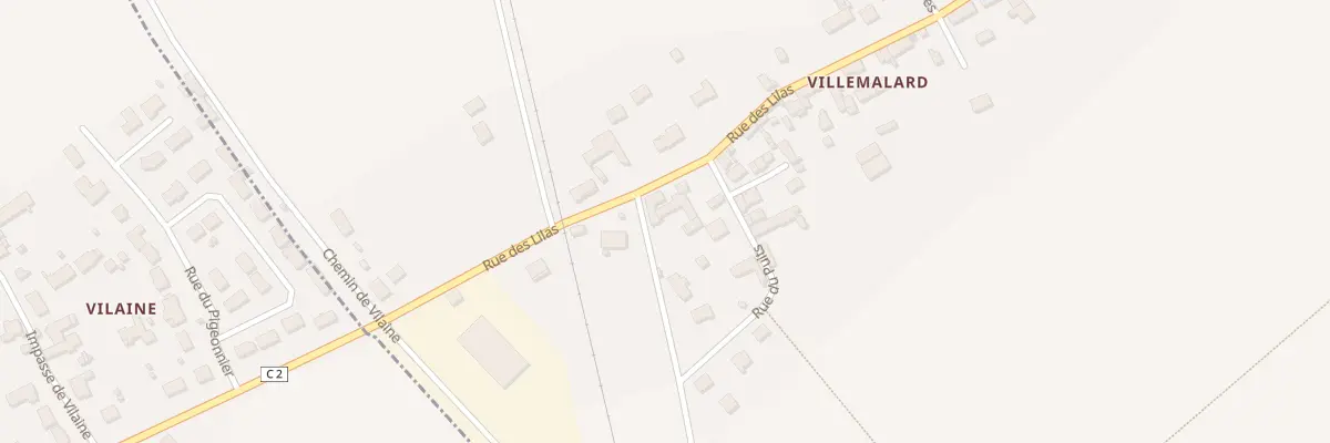 Plan du 2C Rue de la Gare à Marolles