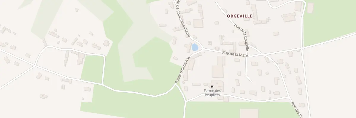 Plan du 36 Rte d’Orgeville à Flipou