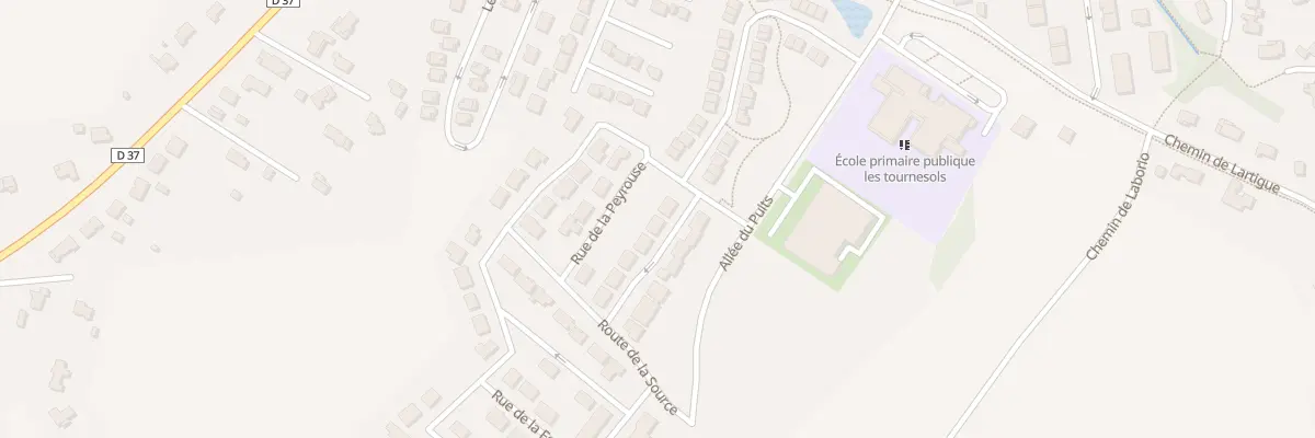 Plan du 6 Rue Les Jardins de la Peyrouse à Merville