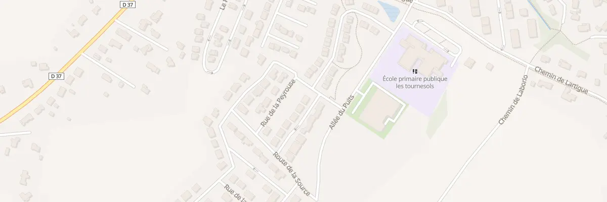 Plan du 4 Rue Les Jardins de la Peyrouse à Merville