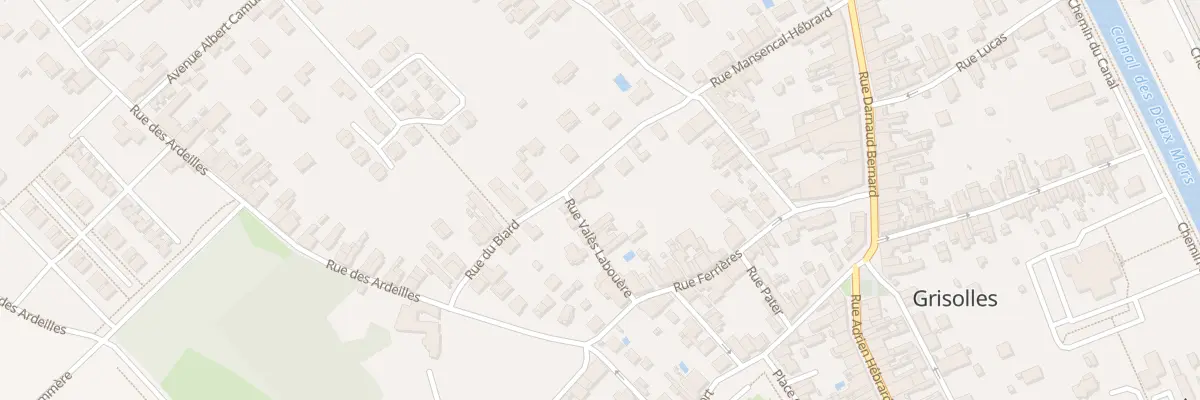 Plan du 8 Rue Valés Labouère à Grisolles