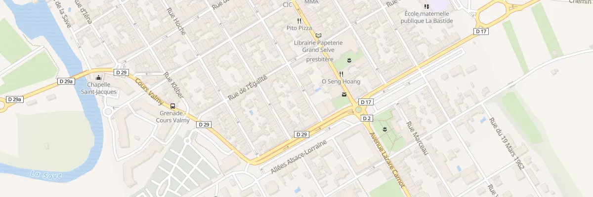 Plan du 15 Rue Pérignon à Grenade