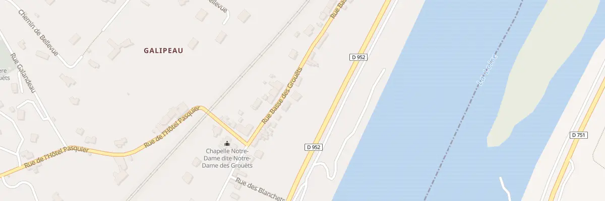Plan du 20 Rue Basse des Grouets à Blois