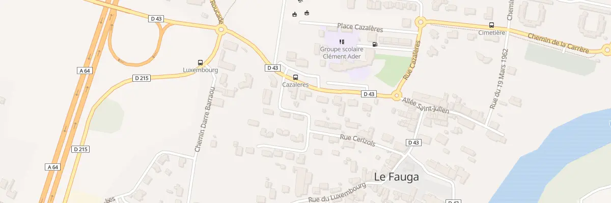 Plan du 3 Che Clos de Barraou au Fauga