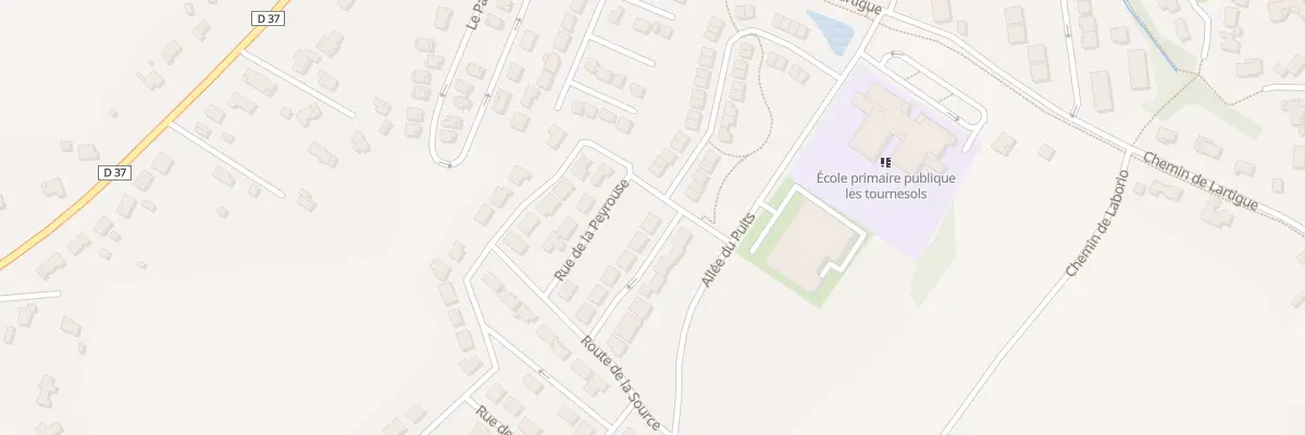 Plan du 2 Rue Les Jardins de la Peyrouse à Merville