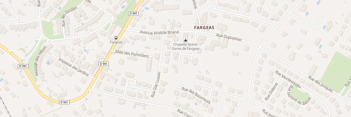 Plan du 6 Imp de Fargeas à Panazol