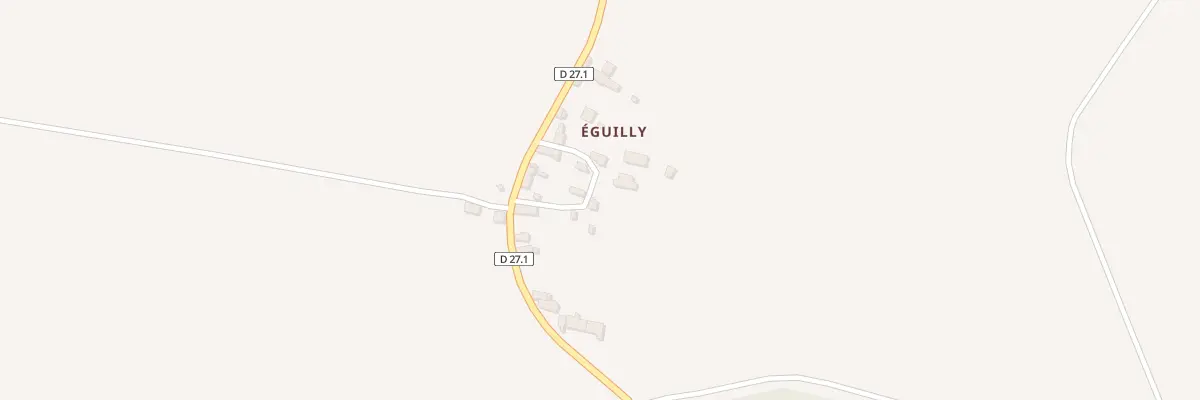 Plan du 19 Eguilly A Dangeau à Dangeau