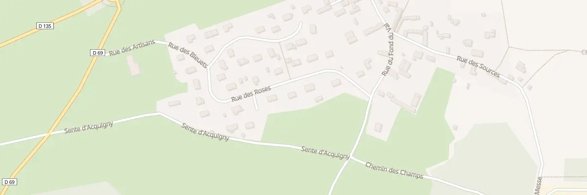 Plan du 5 Rue des Roses aux Trois Lacs